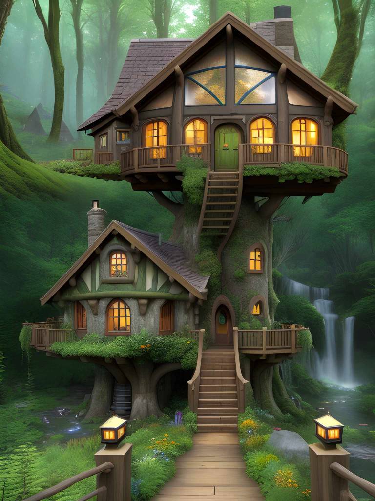 Treehouse in the woods by Cjb1981 on DeviantArt