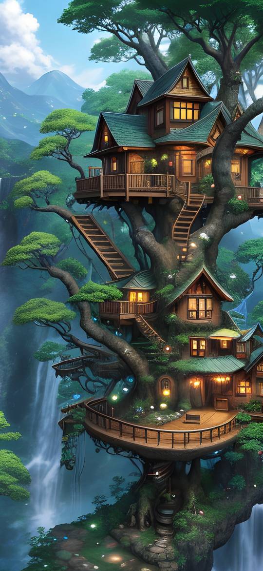 Treehouse in the Rainforest by Cjb1981 on DeviantArt