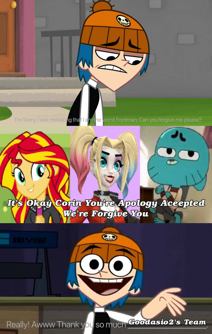 Goodasio2's team Accepts Corey Riffin's Apology by Goodasio2 on DeviantArt