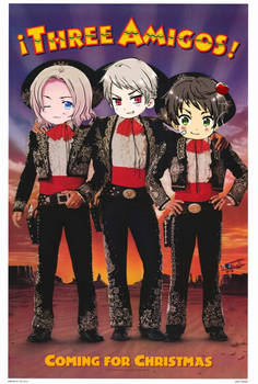 the amigos trio hetalia