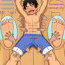 Tickling Luffy 3