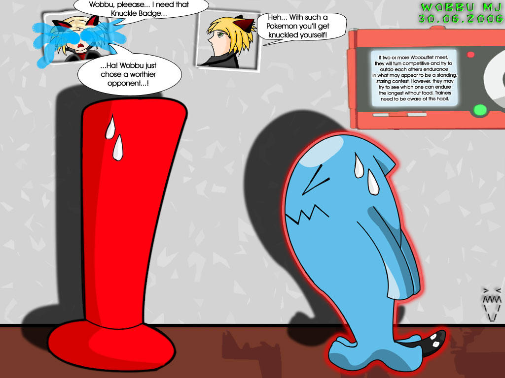 Wobbuffet And The Punching Bag By Artemiy On Deviantart