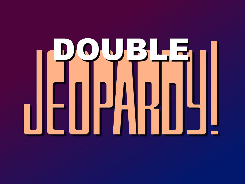 Double Jeopardy! (198486) Logo V17 by Dadillstnator on DeviantArt