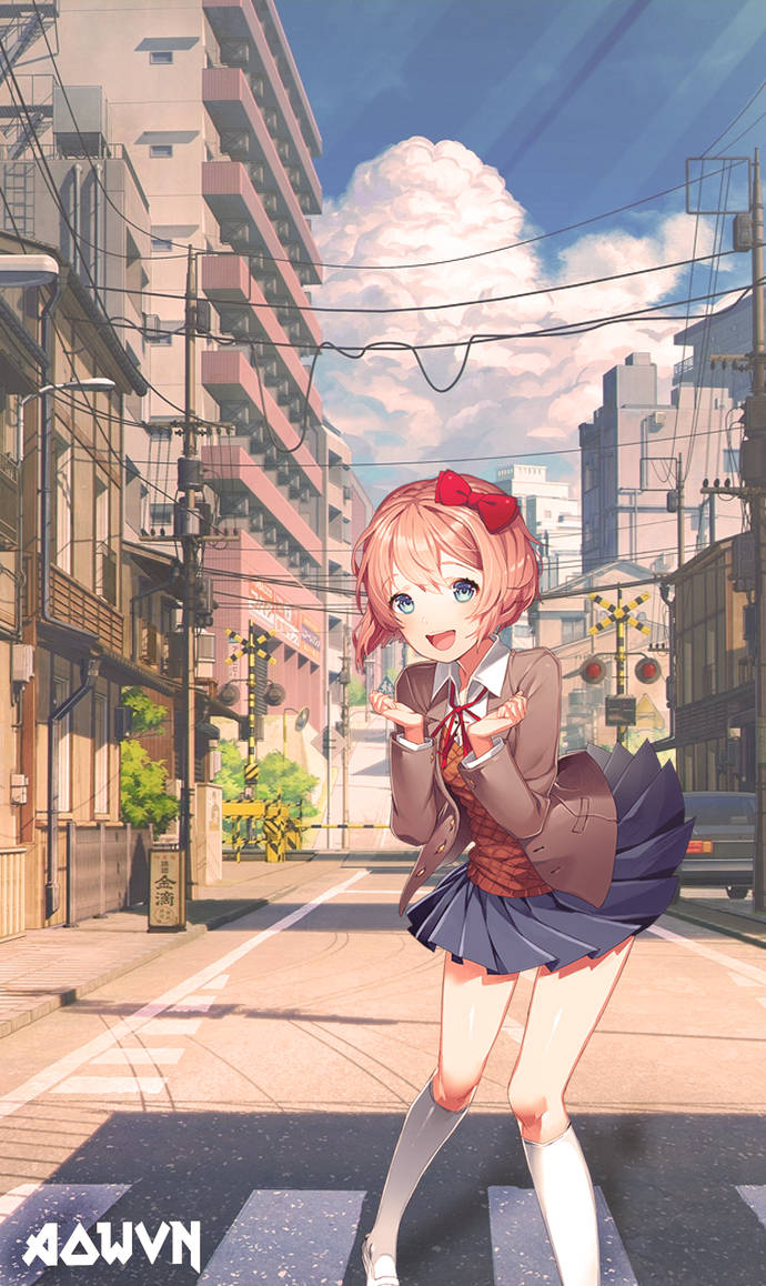 Sayori Doki Doki Literature Club AowVN By AowVN On DeviantArt sayori-doki-doki-literature-club-aowvn-by-aowvn-on-deviantart