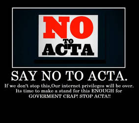 SAY NO TO ACTA