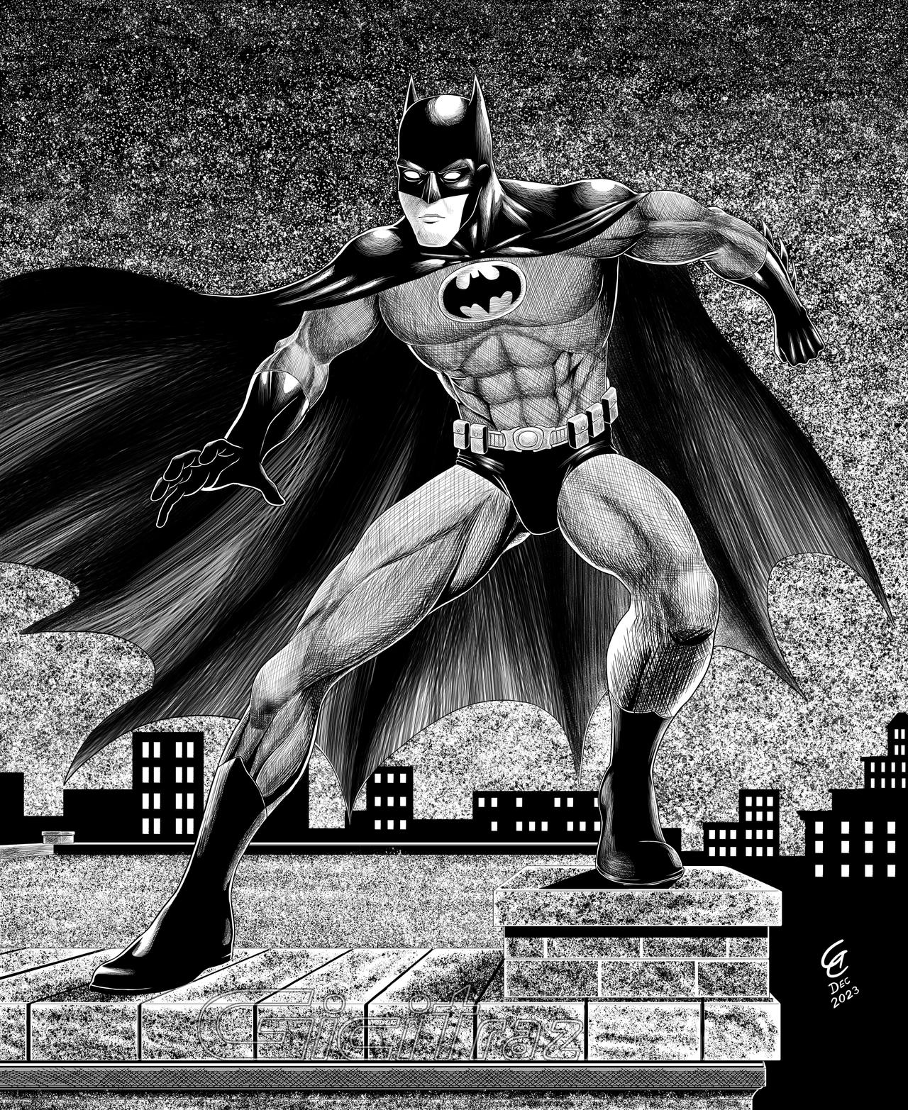 Batman Comic Ink Batman full ink by gicitraz on DeviantArt