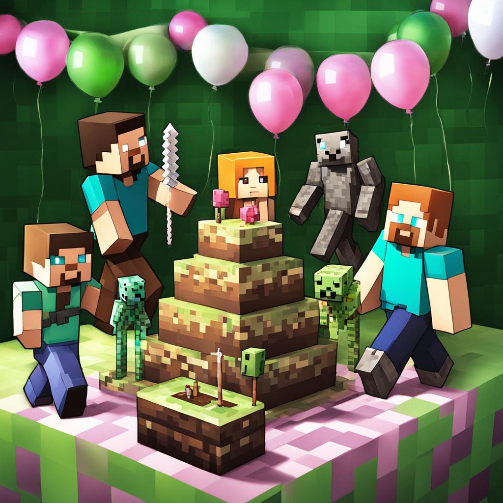 Minecraft Birthday by imanksg on DeviantArt