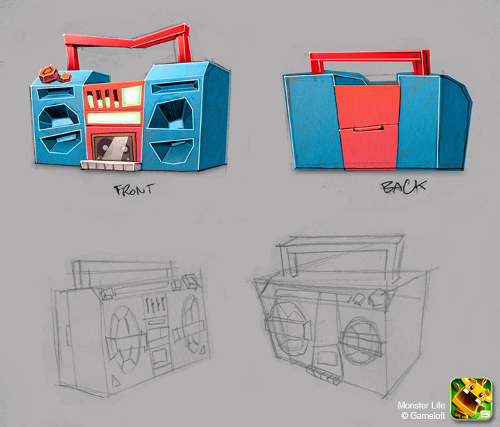 Monster Life - Items - Ghetto Blaster