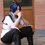 Ren Hakuryuu - sitting, watching, thinking