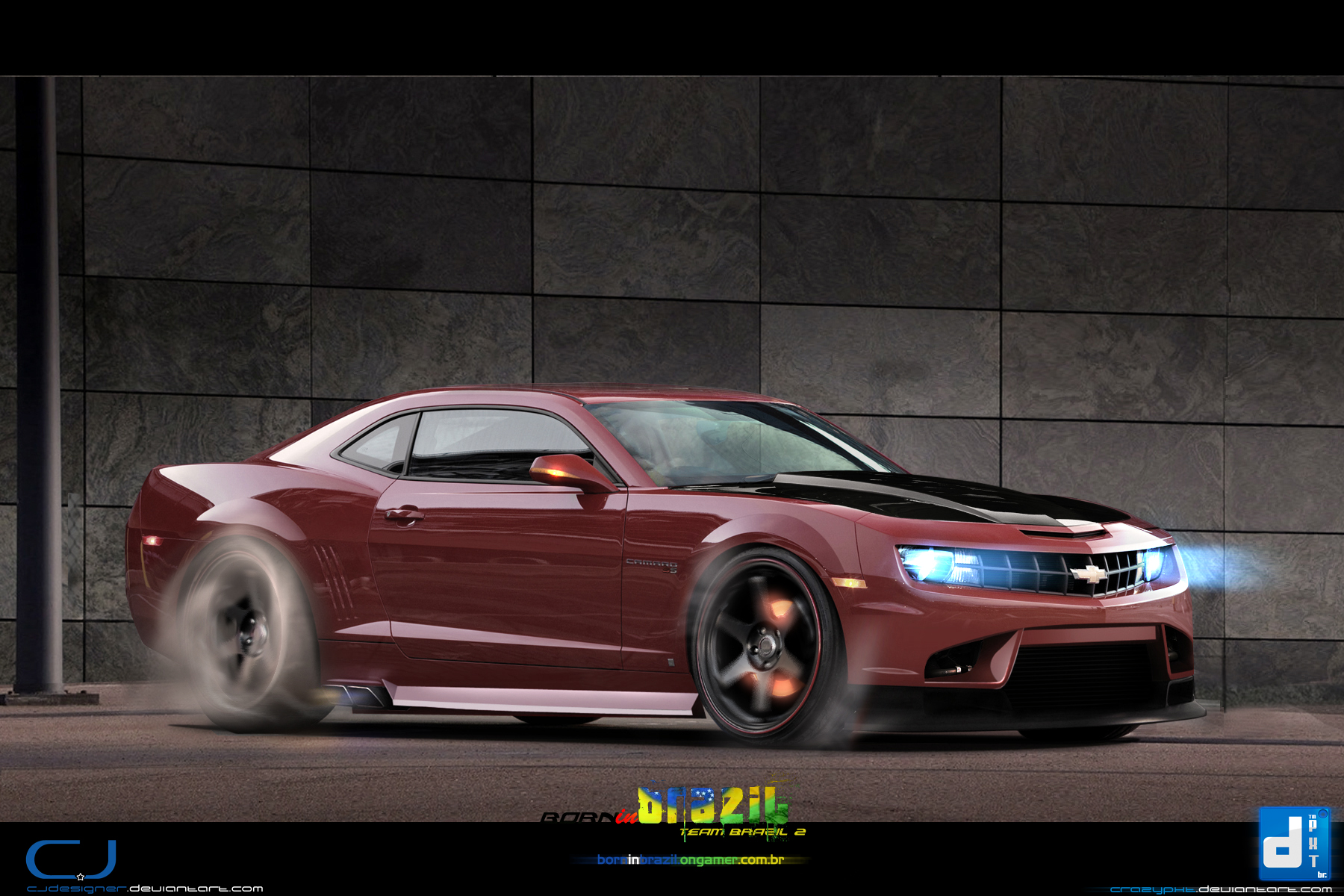 2010 Chevrolet Camaro Burnout