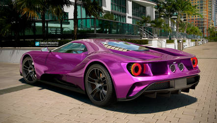 Ford GT 2017 Purple