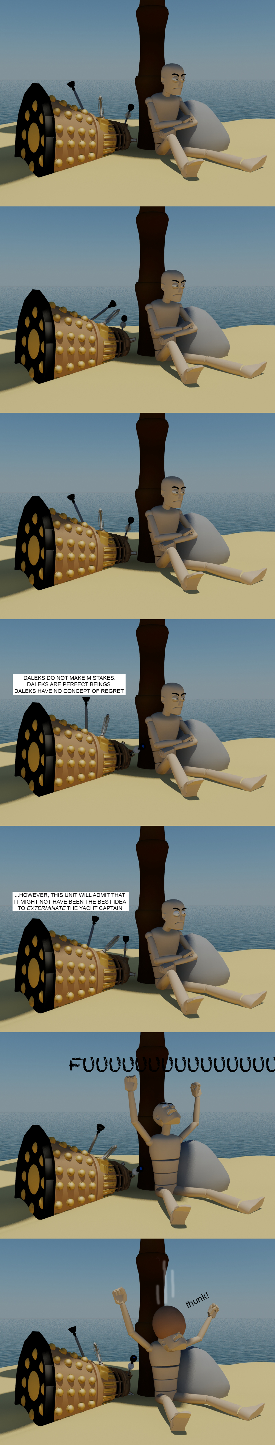 Slendy and the Dalek Short: Stranded