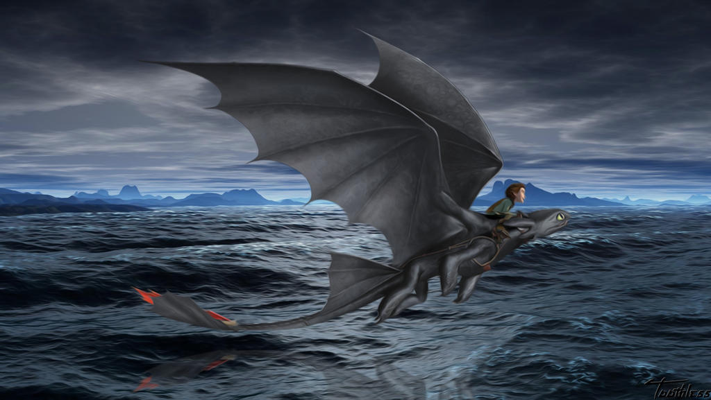 Toothless With Wind Fly Toothless by edewin on DeviantArt
