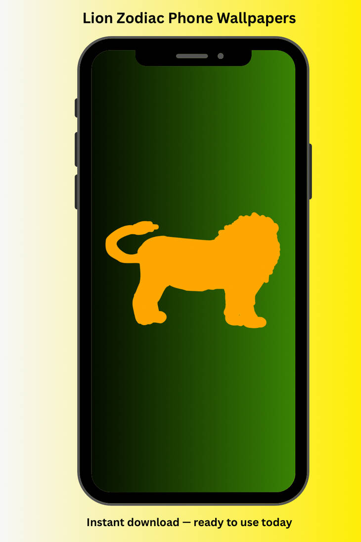 Yellow Lion Fearless Power Zodiac Wallpaper by TheodoreFW on DeviantArt