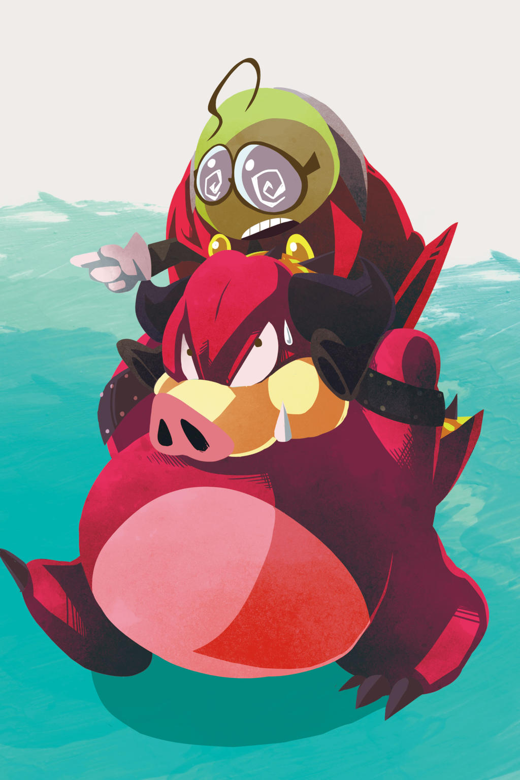 Fawful and Midbus by Kanpachi9 on DeviantArt