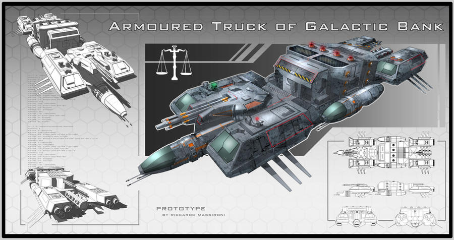 Armoured Truck of Galactic Bank by capottolo on DeviantArt