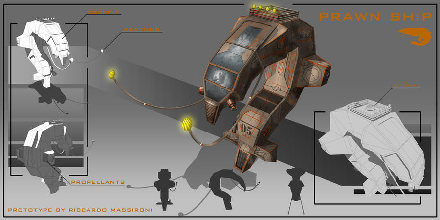 Prawn ship by capottolo on DeviantArt