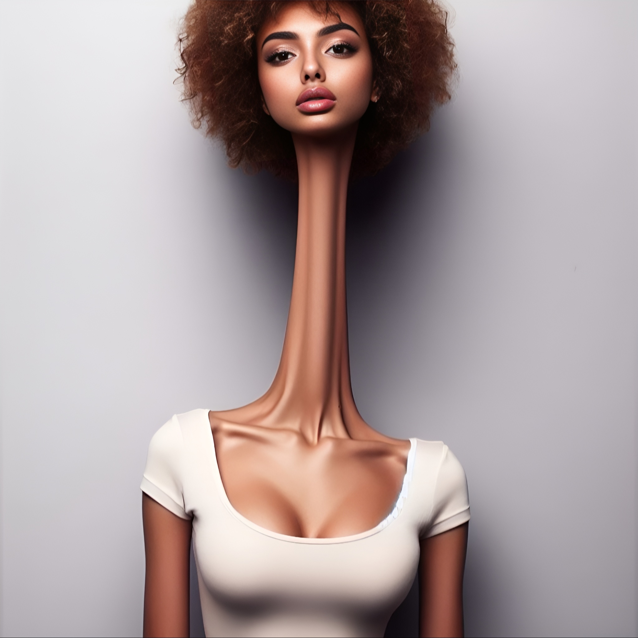 Natural Neck Models Stretchy neck model portfolio by my779196 on DeviantArt
