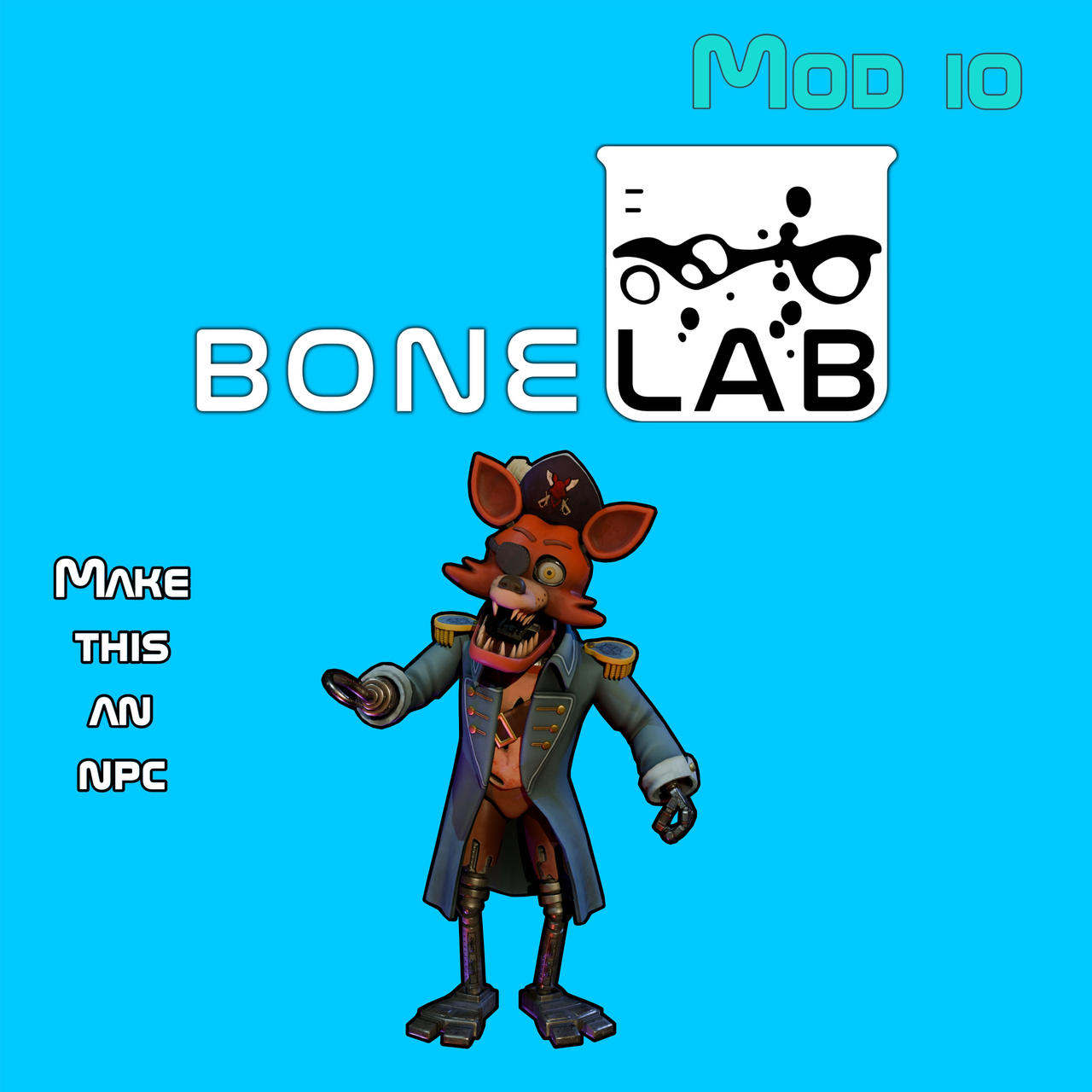 Bonelab mod concept: captain foxy hw2 npc by glamrockfreddysupers on ...