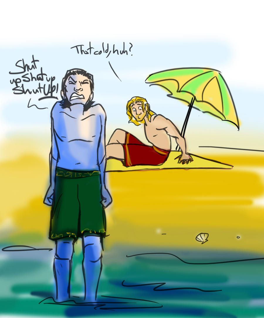 Loki Hates the Beach (3)