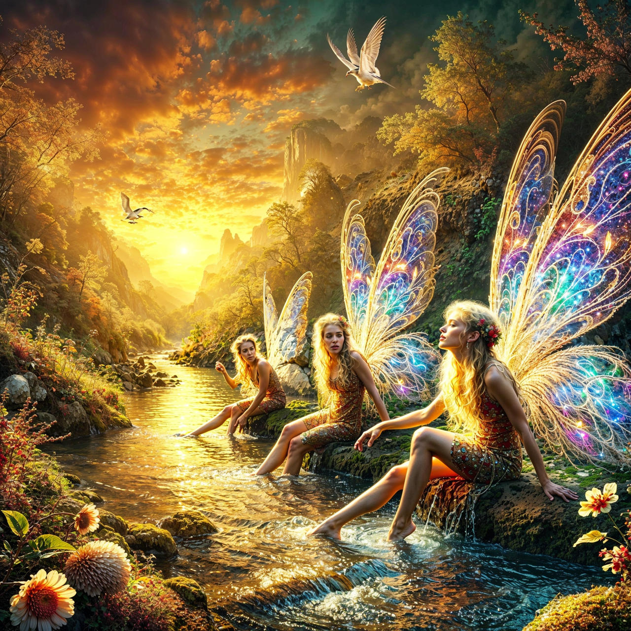 Faeries Body Faeries Bathing by BeyondH3lp on DeviantArt