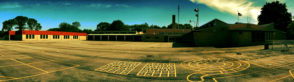 Clement Avenue School - Panorama HDR