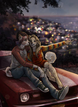the stars are out the night is young