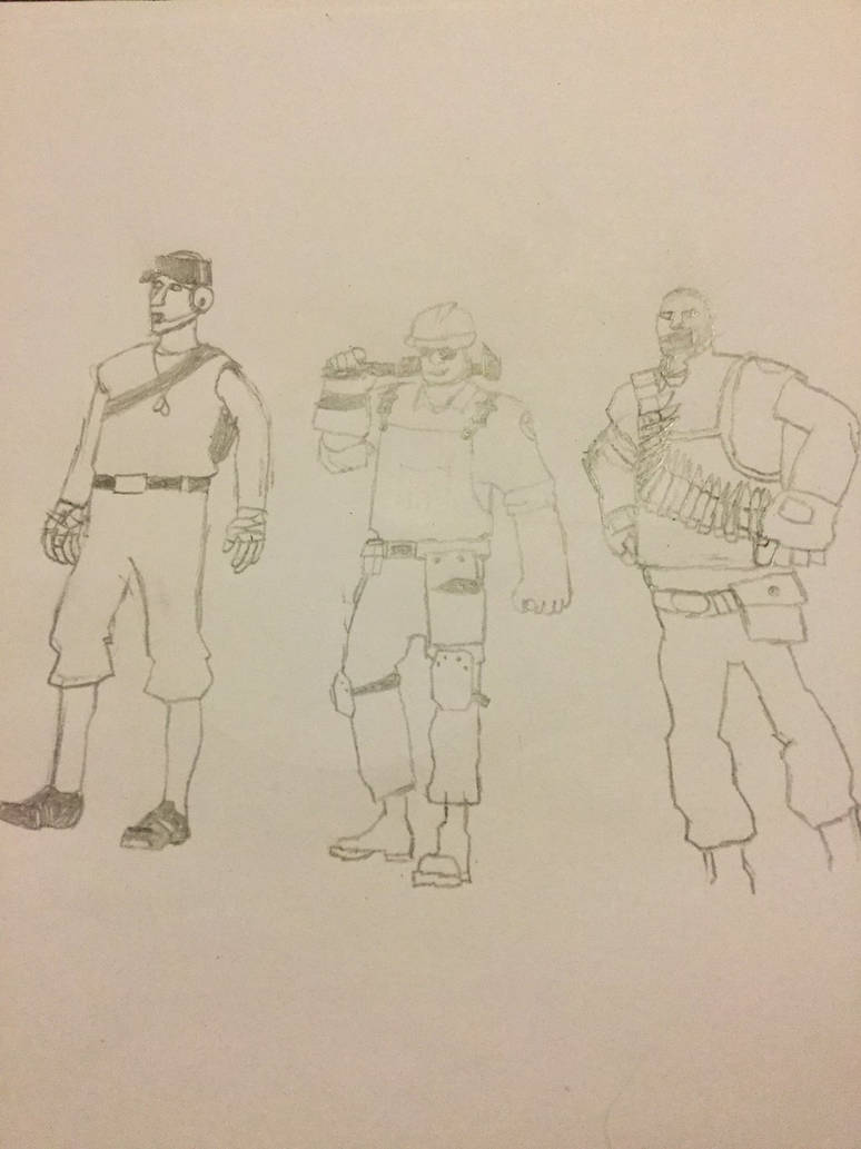 TF2 sketches (part 1) by Rougelucario13 on DeviantArt