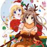 Amagi Brilliant Park-Sento Isuzu+Latifah X-mas PNG