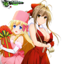 Amagi Brilliant Park-Sento Isuzu+Latifah X-mas PNG