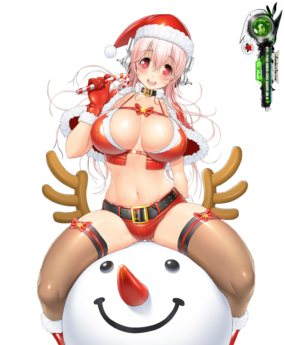 Supersonico:Sonico Hyper Sexy X-mas 2014 PNG