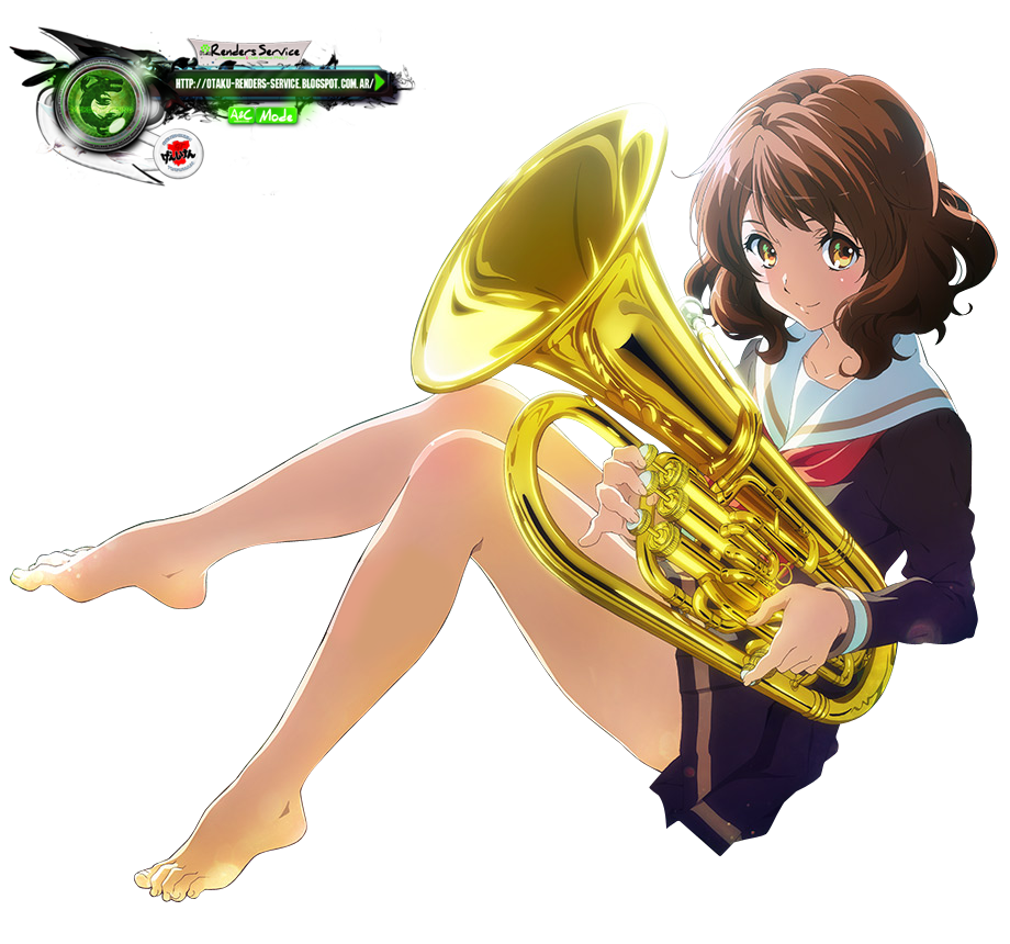 Sound Euphonium:Oumae Kumiko Kawaiiii Seifuku PNG