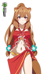 Tate no Yuusha Raphtalia Kawaiii Mizugi Red Vector