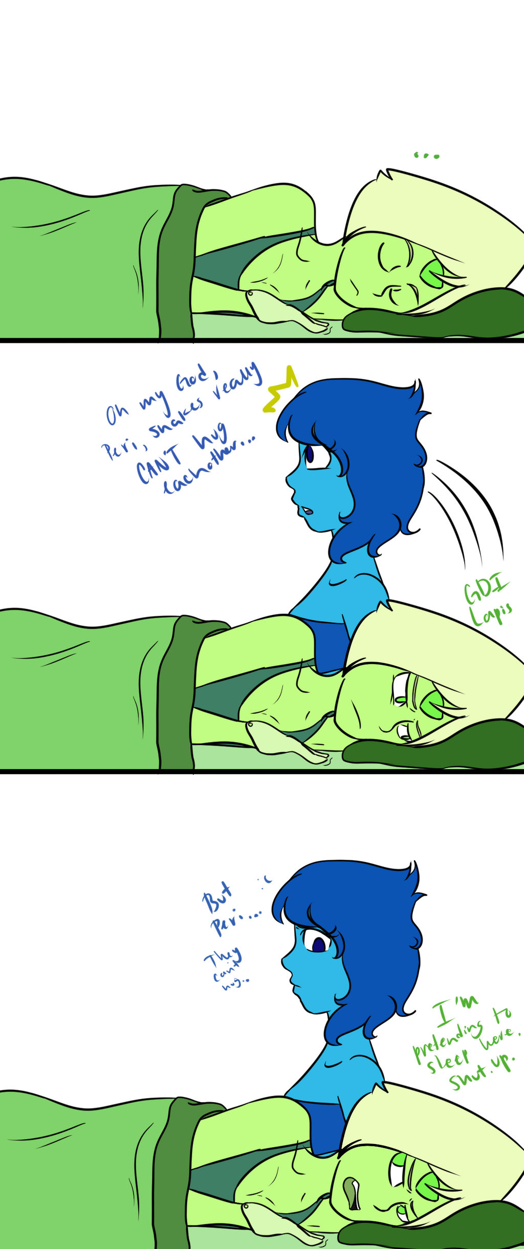 Lapis, go back to 'sleep'