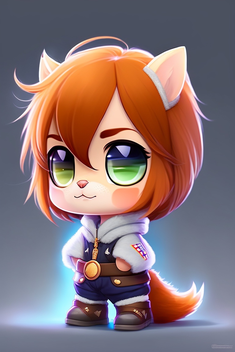 Chibi furry by debebla on DeviantArt