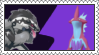 Obstagoon x shiny toxtricity stamps