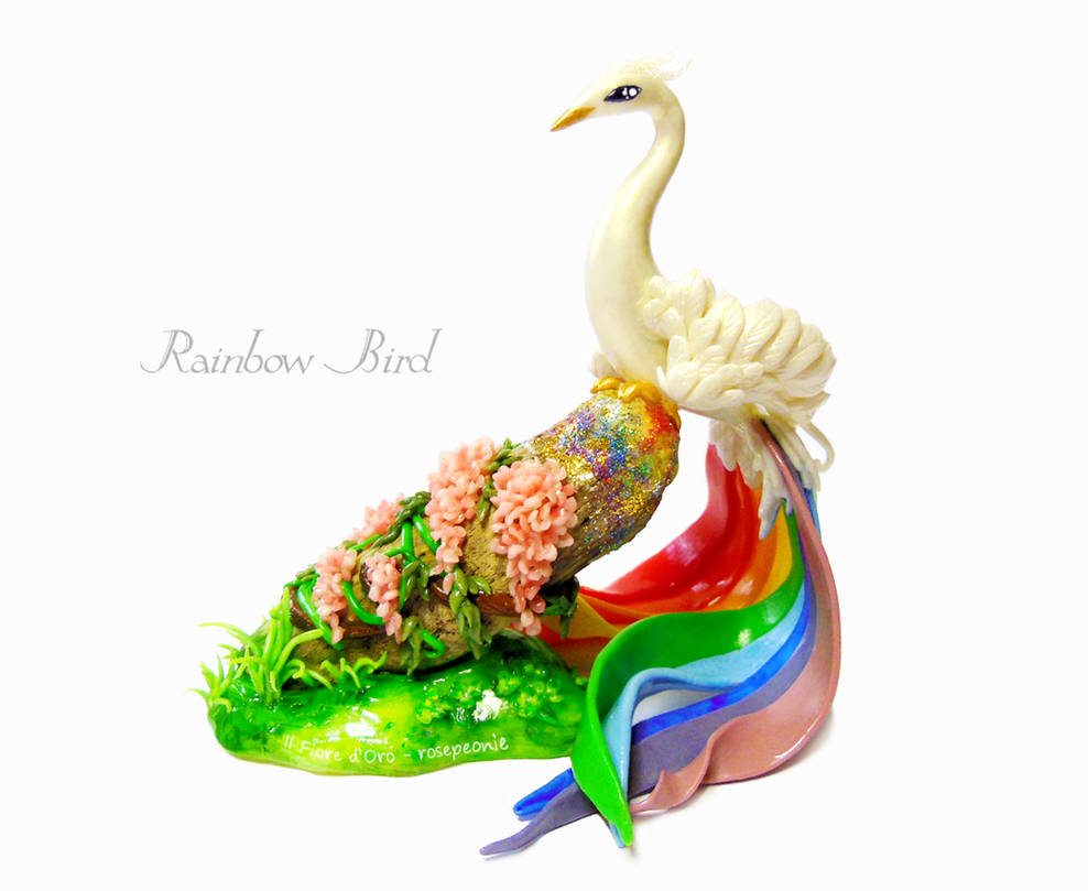 Rainbow Bird by rosepeonie Rainbow Bird by rosepeonie