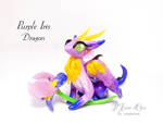 Purple Iris dragon by rosepeonie