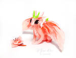 Antea, Japanese Cherry Blossom dragon by rosepeonie