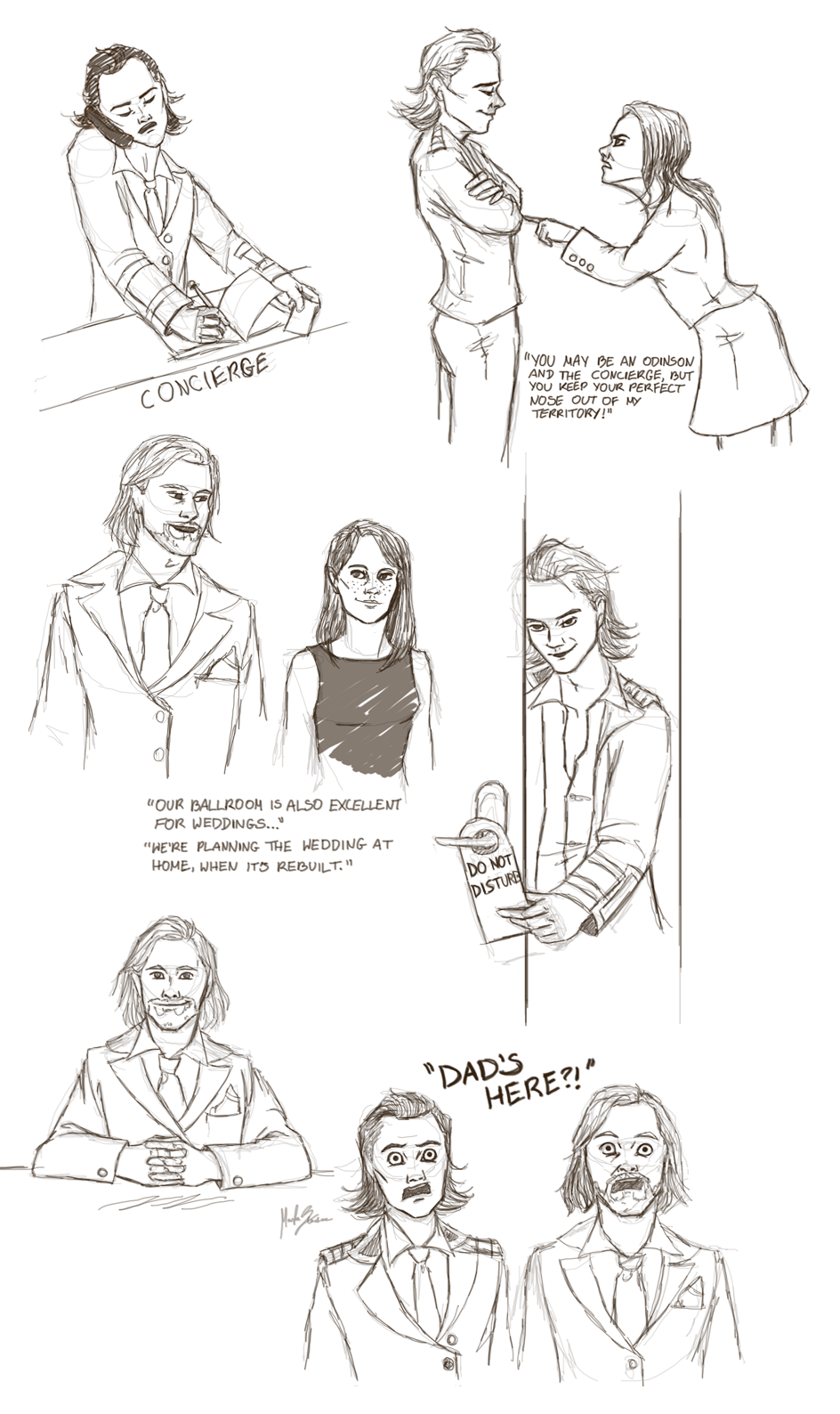 Hotel Asgard sketchdump