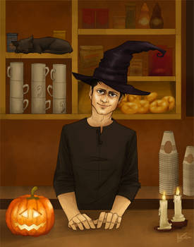 Happy Halloween (witchy Cas)