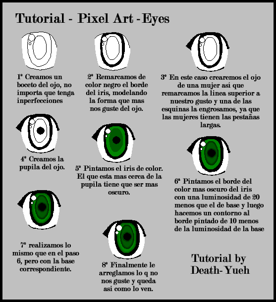 Tutorial Pixel Art - Ojos