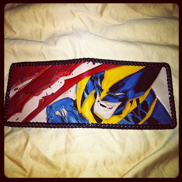 leather wolverine wallet