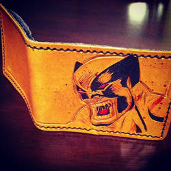 Leather Wolverine Wallet