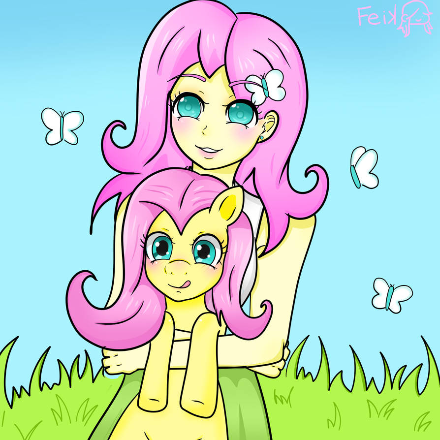 Fluttershy by FEIKNAMAE on DeviantArt