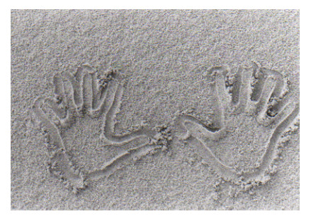 Hands in Sand