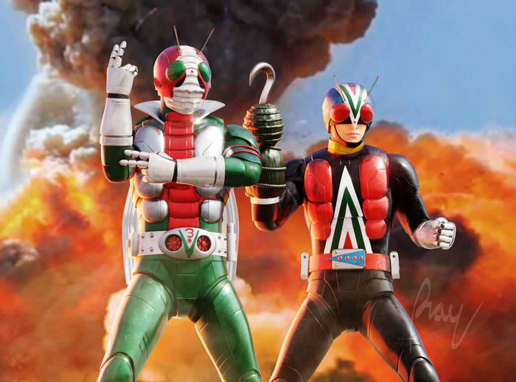 KAMEN RIDER V3 - RIDERMAN ACT 1 by praywibowo on DeviantArt