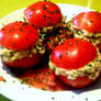 Tomatoes with tuna