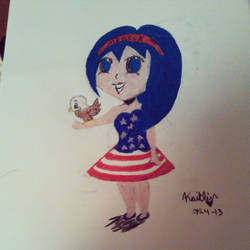 4th Of July Chibi