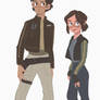 Cassian Andor and Jyn Erso